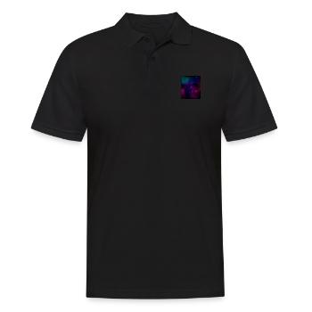 Galaxie - aurores boréales - Polo Homme - noir - Devant - Kai (181cm)