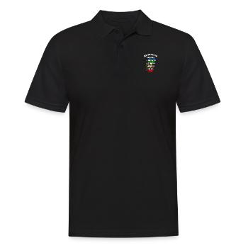 DER PERFEKTE TAG GESCHENK TRIATHLON TRIATHLET TRI - Männer Poloshirt - Schwarz - Vorne - Kai (181cm)