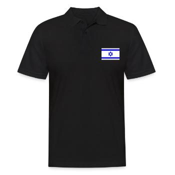 Israël - Polo Homme - noir - Devant - Kai (181cm)