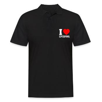 I love liverpool - Polo Homme - noir - Devant - Kai (181cm)