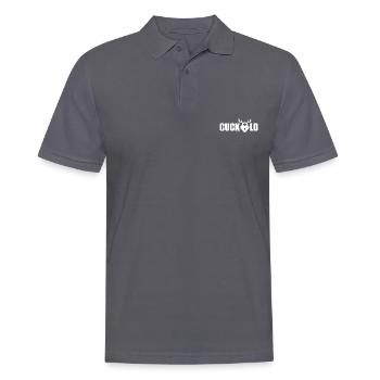 Cuckold - Men's Polo Shirt - charcoal grey - Front - Nico (186cm)