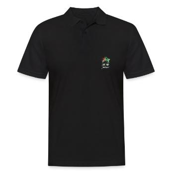 Abkhazia - Men's Polo Shirt - black - Front - Kai (181cm)