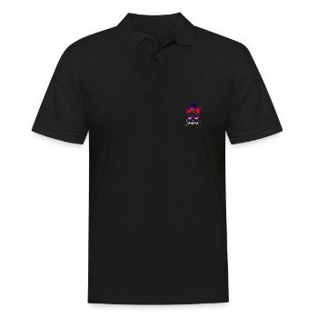 Kambodscha - Männer Poloshirt - Schwarz - Vorne - Kai (181cm)