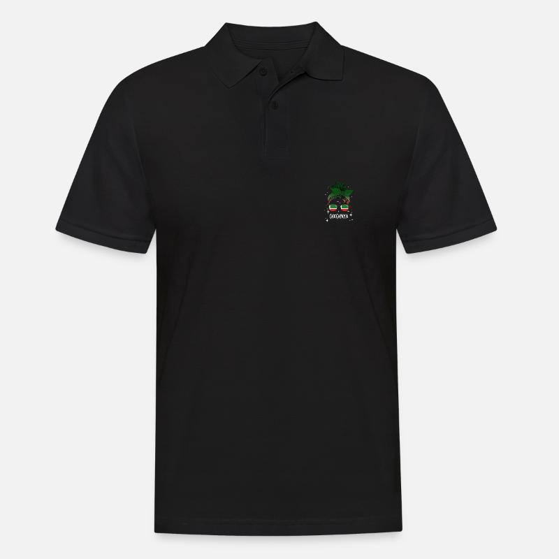 Tschetschenien - Männer Poloshirt - Schwarz