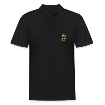 Ecuador - Männer Poloshirt - Schwarz - Vorne - Kai (181cm)