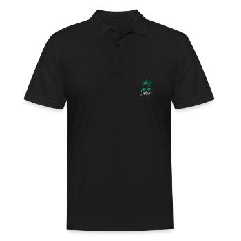 Macau - Männer Poloshirt - Schwarz - Vorne - Kai (181cm)