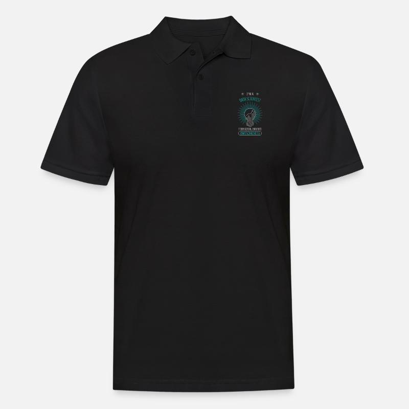 Data scientist gift computer science - Men's Polo Shirt - black