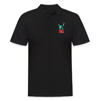 RockNRole V.1 - Polo Homme - noir - Devant - Kai (181cm)