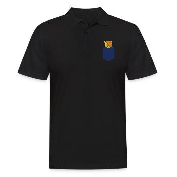 Armadillo Pet Armadillo Gift - Men's Polo Shirt - black - Front - Kai (181cm)