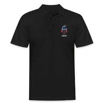Blueberry Radfahren auf dem Fahrrad Geschenk - Männer Poloshirt - Schwarz - Vorne - Kai (181cm)