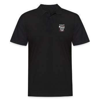 Es war einmal eine Prinzessin. Juli 1951 Geburtsta - Männer Poloshirt - Schwarz - Vorne - Kai (181cm)