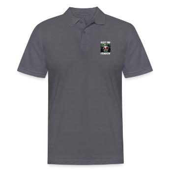 Rizz the Season Lustiger Weihnachtsmann Weihnachte - Männer Poloshirt - Anthrazit - Vorne - Nico (186cm)