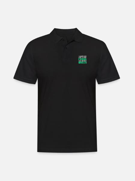 Bracco Italiano - True Friend - Men's Polo Shirt - black