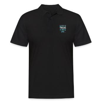 Stubborn Westie Tricks - Men's Polo Shirt - black - Front - Kai (181cm)