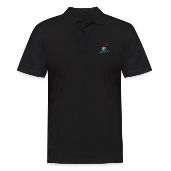 Boarischer Lausbua dialekt grantler - Männer Poloshirt - Schwarz - Vorne - Kai (181cm)
