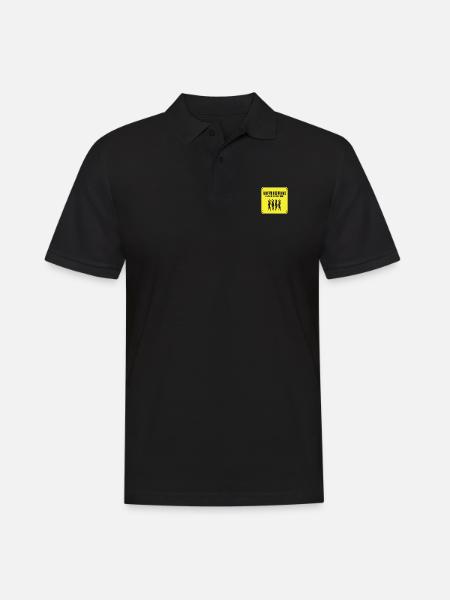 Kampftrinkerbrigade kommando biervernichtung - Männer Poloshirt - Schwarz