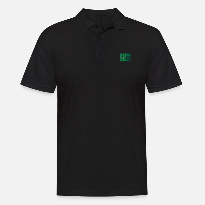 Fahrrad - Männer Poloshirt - Schwarz