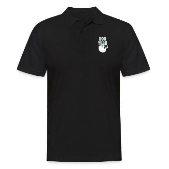 Boo oui - fantôme mignon - Polo Homme - noir - Devant - Kai (181cm)