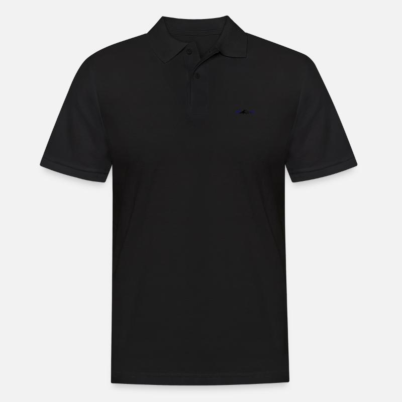 berge - Männer Poloshirt - Schwarz