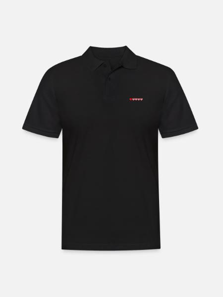 Low Health - Men's Polo Shirt - black