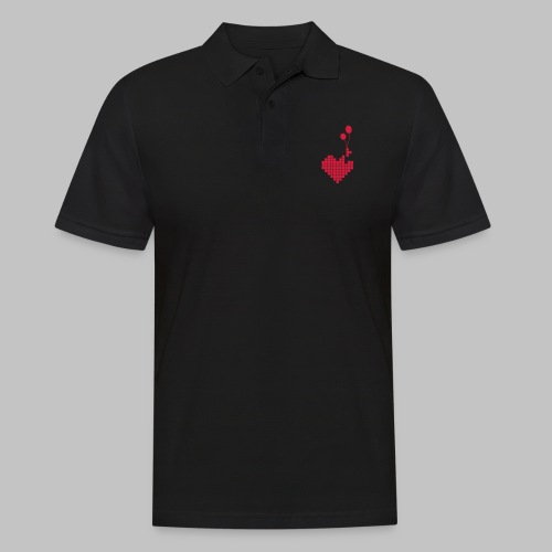 heart and balloons - Men's Polo Shirt