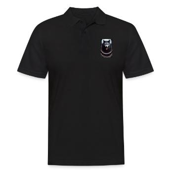 Werewolf | Wolf | Mythical creatures | Monsters | Mystical - Men's Polo Shirt - black - Front - Kai (181cm)