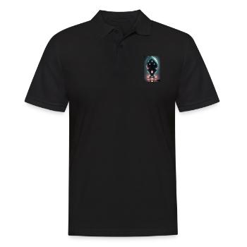 Alien | UFO | Spaceship | UAP | alien - Men's Polo Shirt - black - Front - Kai (181cm)