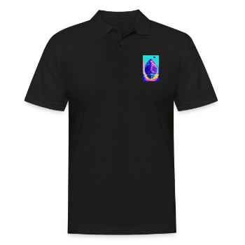 Alien | UFO | Spaceship | UAP | alien - Men's Polo Shirt - black - Front - Kai (181cm)
