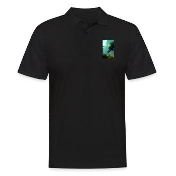 Extraterrestre | OVNI | Vaisseau spatial | PAU | étranger - Polo Homme - noir - Devant - Kai (181cm)