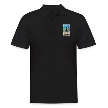 Alien | UFO | Spaceship | UAP | alien - Men's Polo Shirt - black - Front - Kai (181cm)