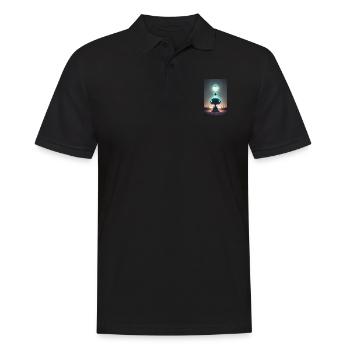 Alien | UFO | Spaceship | UAP | alien - Men's Polo Shirt - black - Front - Kai (181cm)