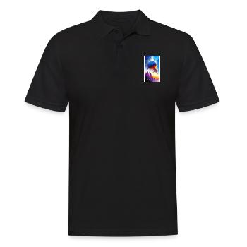 Extraterrestre | OVNI | Vaisseau spatial | PAU | étranger - Polo Homme - noir - Devant - Kai (181cm)