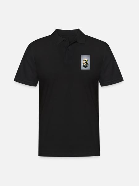 Eagle | Birds | Freedom | Animals - Men's Polo Shirt - black