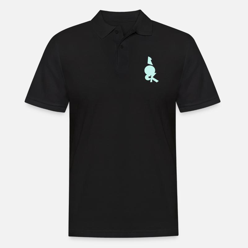Rock - Männer Poloshirt - Schwarz