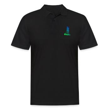 Standup Paddling Stand up Paddling Board Men - Men's Polo Shirt - black - Front - Kai (181cm)