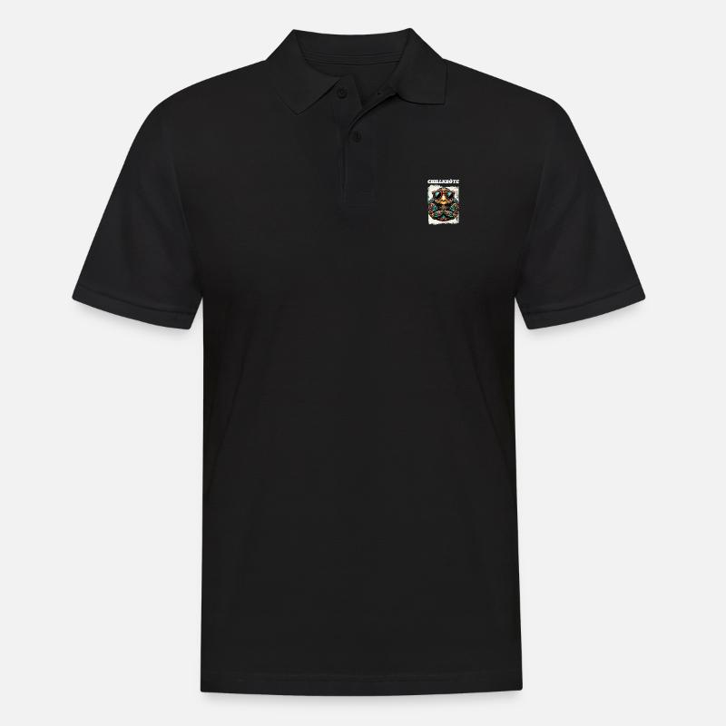 Chill Toad Turtle - Men's Polo Shirt - black