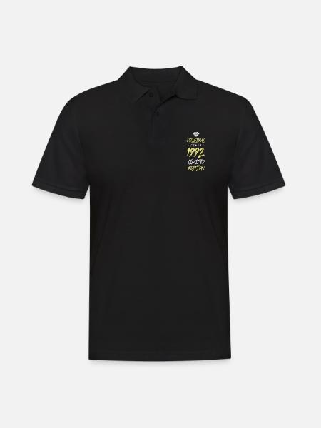 1992 Limited Edition - Men's Polo Shirt - black