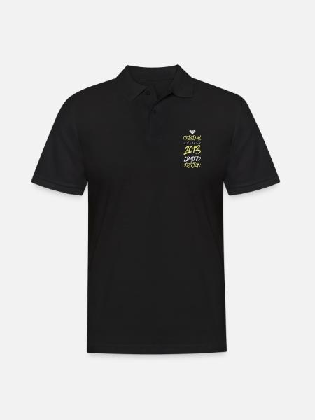 2013 limited edition - Männer Poloshirt - Schwarz