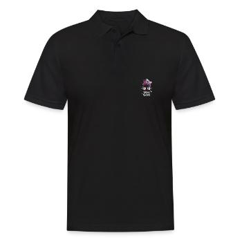 Färöer Inseln - Männer Poloshirt - Schwarz - Vorne - Kai (181cm)