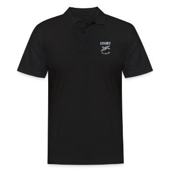 Kayaking is a lifestyle rafting rowing poison - Men's Polo Shirt - black - Front - Kai (181cm)