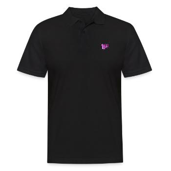 Nom Lilli personnalisé - Polo Homme - noir - Devant - Kai (181cm)