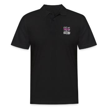 Je m’appelle Camille, je suis Camille, la princesse Camille - Polo Homme - noir - Devant - Kai (181cm)
