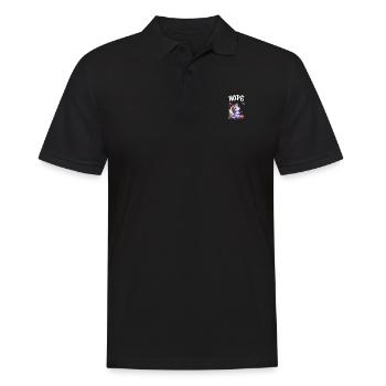 Licorne disant non garçon et fille créature mythique - Polo Homme - noir - Devant - Kai (181cm)