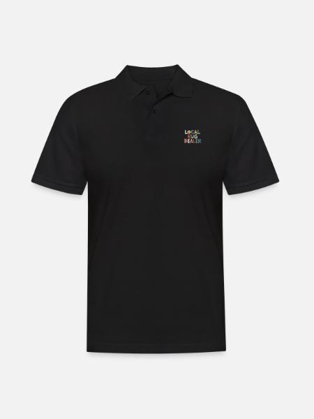 Funny Rug Quote Rug - Men's Polo Shirt - black