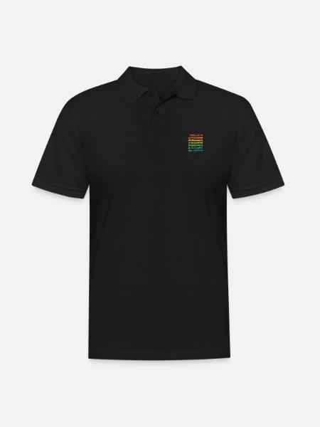 Railway Locomotive Driver Model Railway - Men's Polo Shirt - black