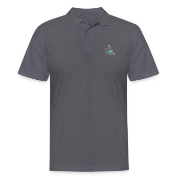 Skull Apple mauve - Polo Homme - charbon - Devant - Nico (186cm)