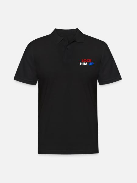 Lock him up - Men's Polo Shirt - black