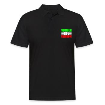 Women life freedom - Polo Homme - noir - Devant - Kai (181cm)