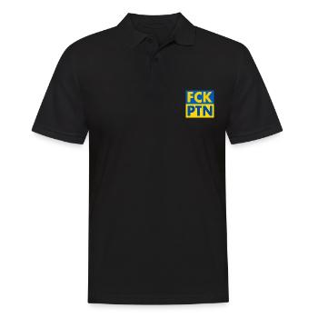 Fck ptn - Men's Polo Shirt - black - Front - Kai (181cm)