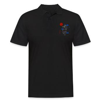 Dragon - Männer Poloshirt - Schwarz - Vorne - Kai (181cm)
